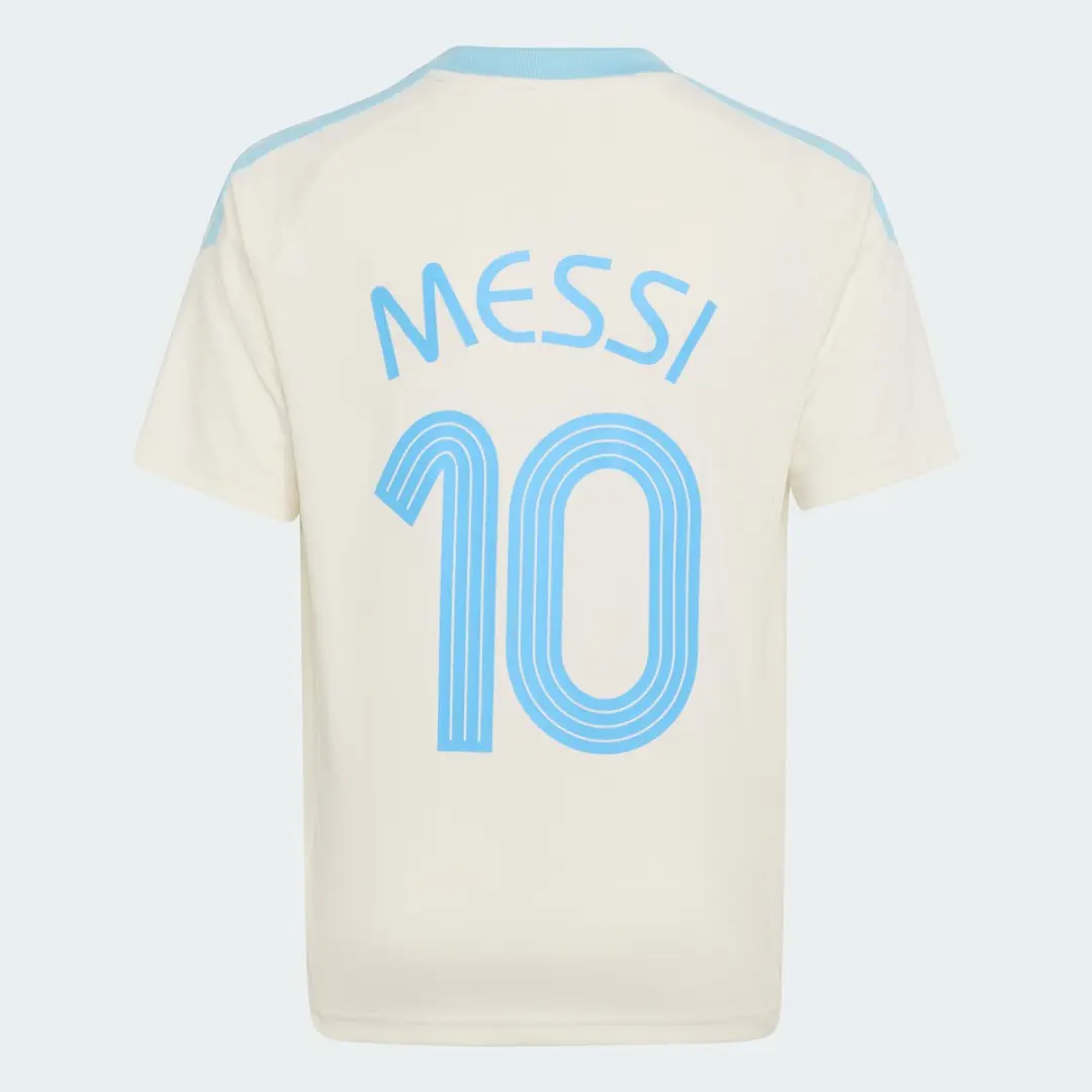 Adidas Messi Tiro League Voetbalshirt Kids KG3567 - 128 - Wit - afbeelding 6 van 6