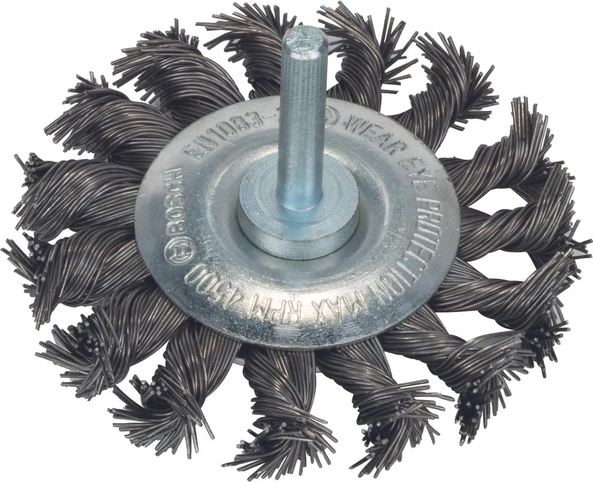 Bosch Professional 6mm Schijfborstel 75Vlecht Staal