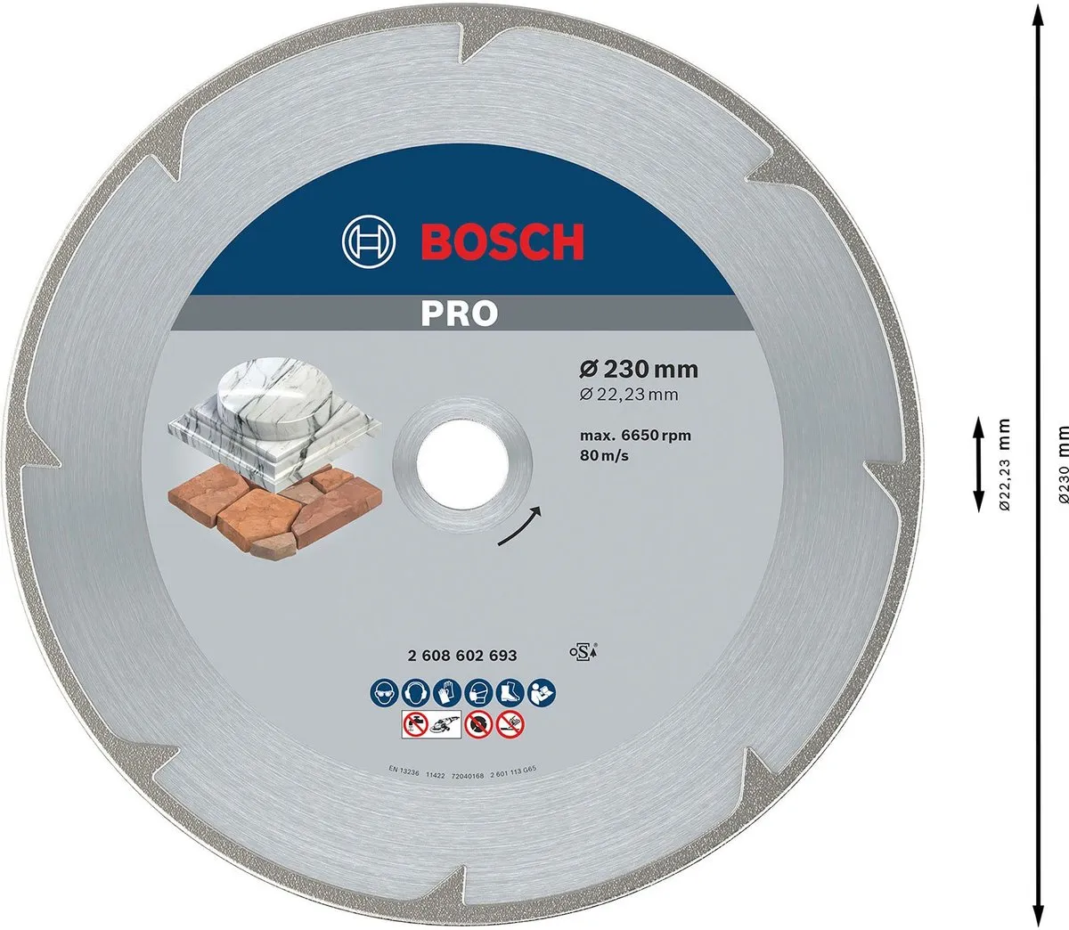 Bosch Professional Diamantschijf Best Marble 230/22,23