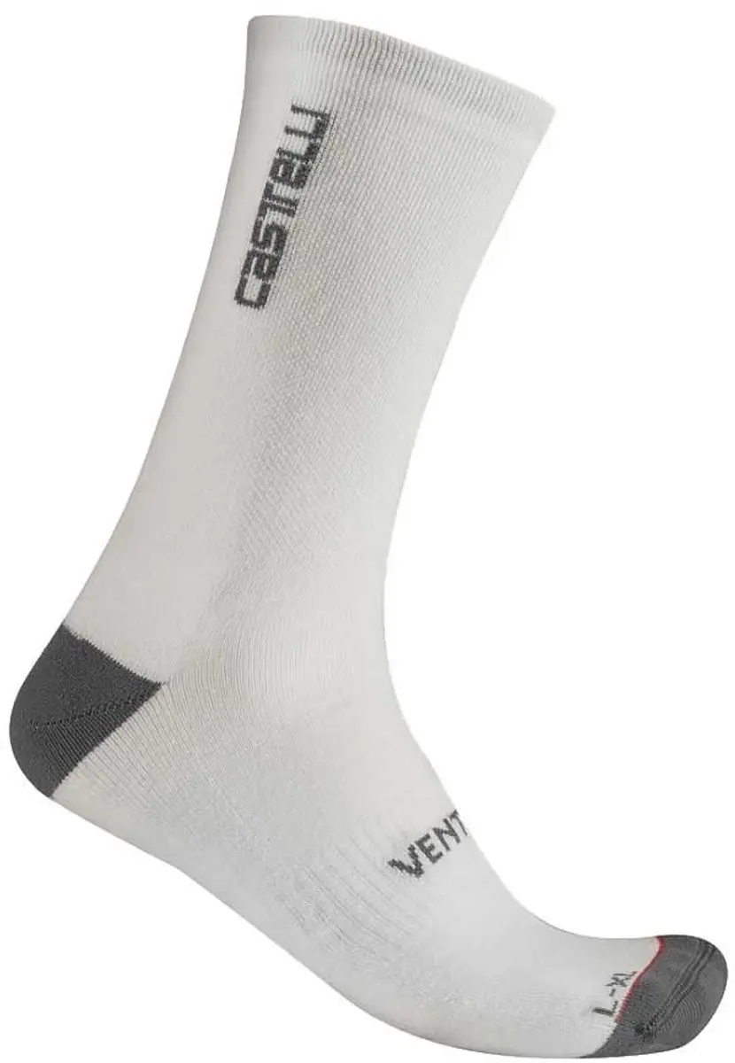 Castelli Venti Soft Merino Sokken Wit