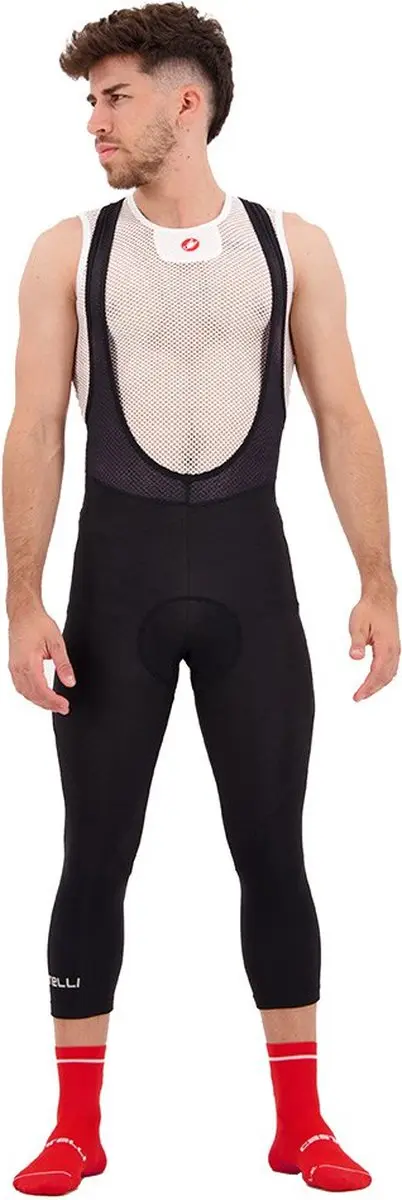 Castelli Entrata Thermal 3/4 Fietsbroek M - Zwart - afbeelding 3 van 6