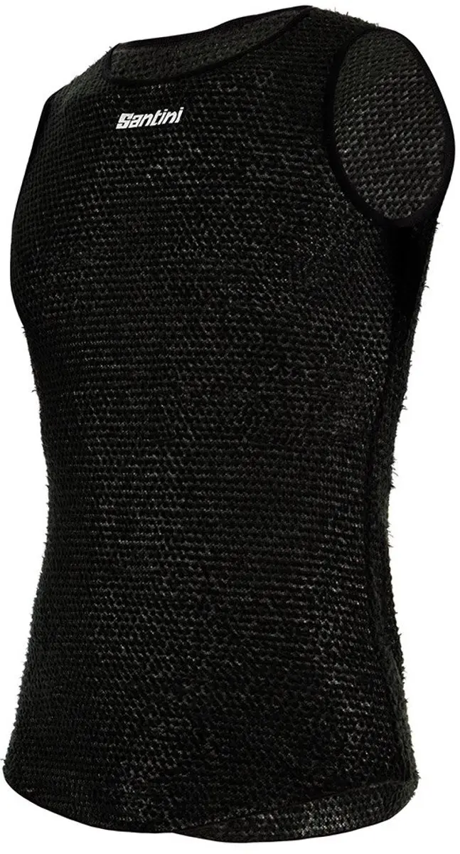 Santini Alpha Mouwloos Basislaag - XS - Zwart - afbeelding 4 van 6