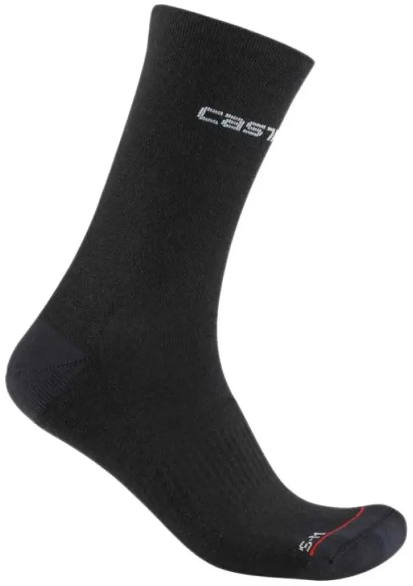 Castelli Diciotto Soft Merino Sokken - Zwart - EU 39-41 - afbeelding 2 van 2