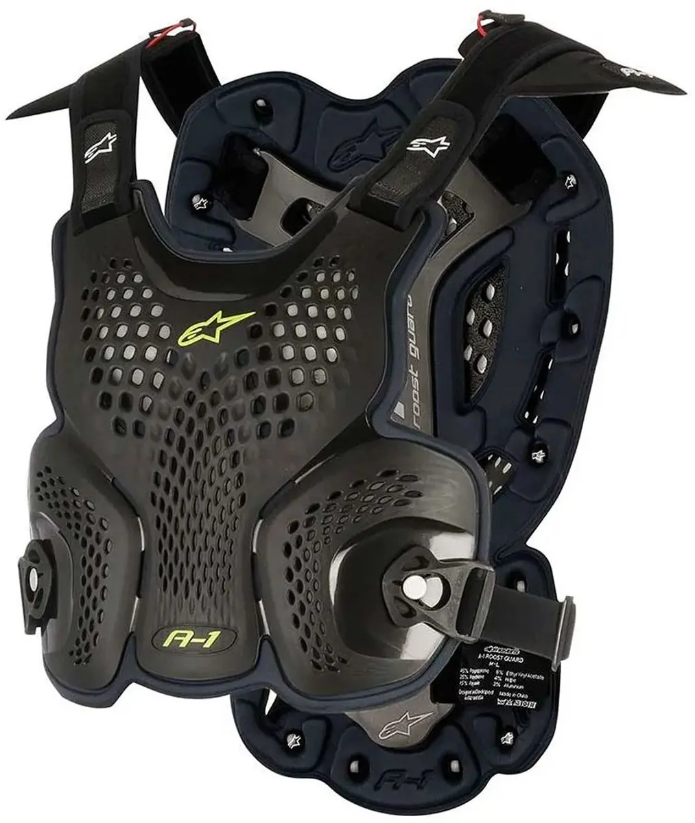 Alpinestars A-1 Rugbeschermer Zwart Antraciet