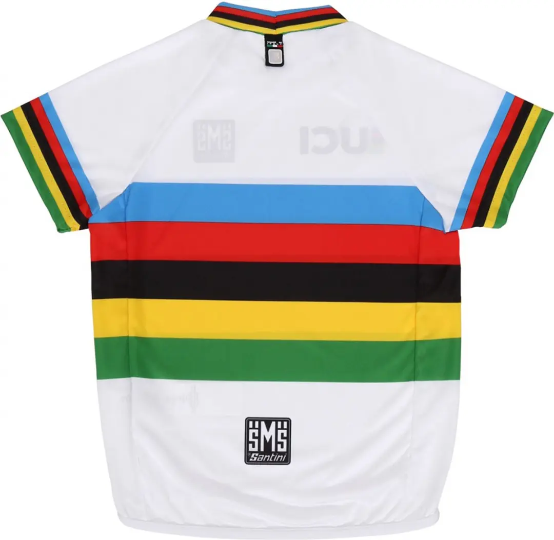 Santini UCI World Champion Baby Fietsshirt Korte mouwen - One size - afbeelding 3 van 6