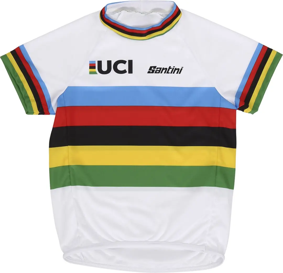 Santini UCI World Champion Baby Fietsshirt Korte mouwen - One size - afbeelding 4 van 6