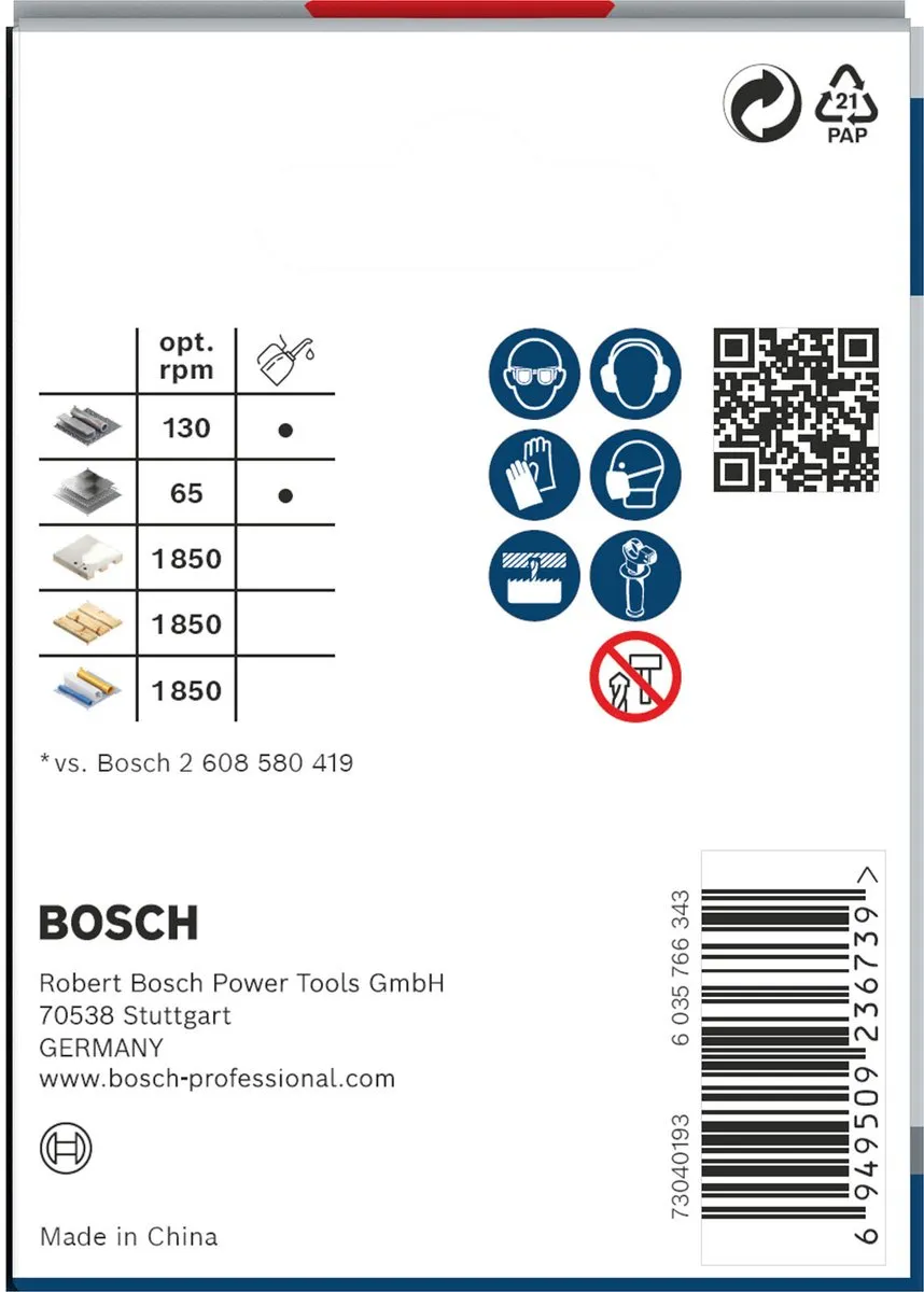 Bosch Professional Multimateriaal Gatenzaag 65mm - 26089 - afbeelding 2 van 5
