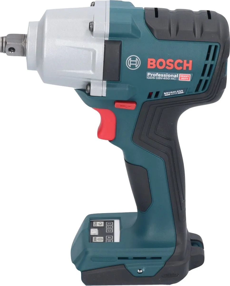 Bosch Professional GDS 18V-450 HC Accuslagmoersleutel 450Nm - 1x 4.0Ah Accu