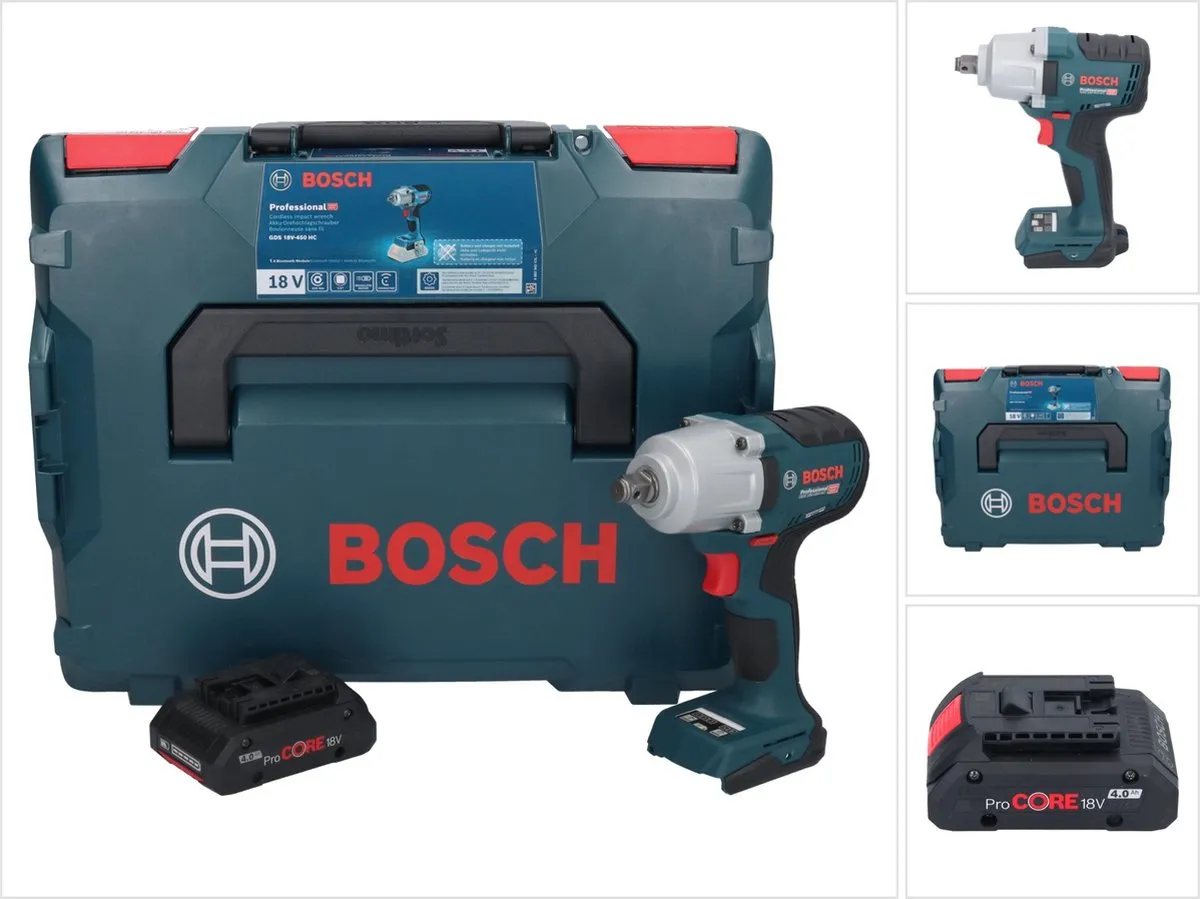 Bosch Professional GDS 18V-450 HC Accuslagmoersleutel 450Nm