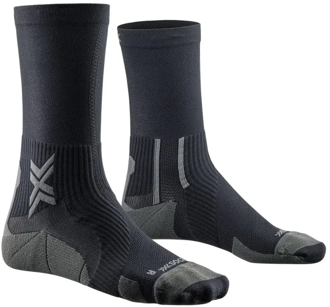 X-Bionic X-Socks Run Perform Crew Sportsokken 45-47 - Zwart/Grijs