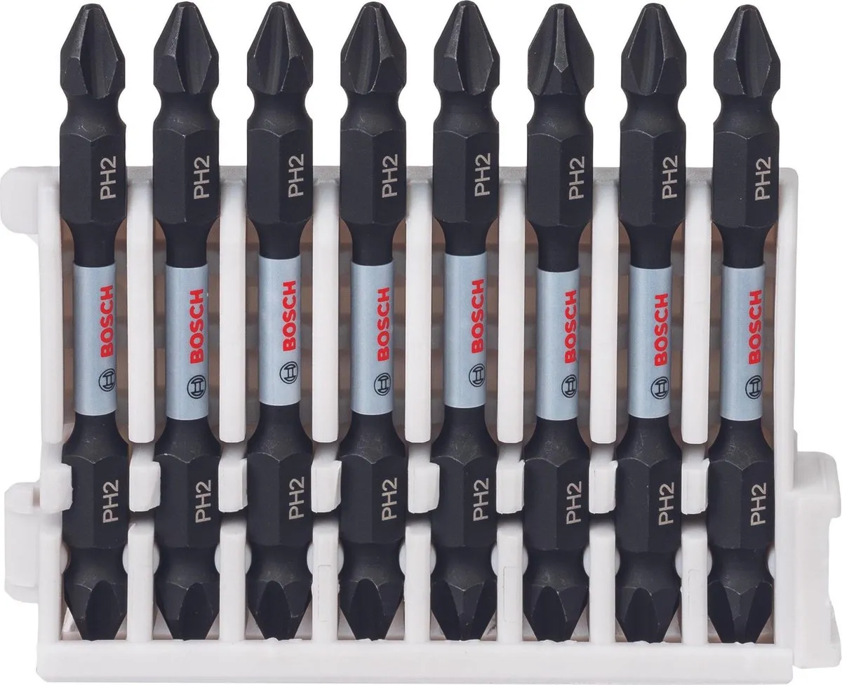 Bosch Professional Impact Dubbel Bit 65mm PH2 - 8 Stuks