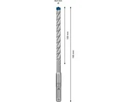 Bosch Professional EXPERT SDS plus-7X Hamerboor 8mm - 10 Stuks - afbeelding 6 van 6