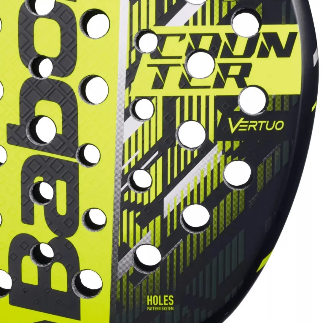 Babolat Counter Vertuo 2025 Padelracket 340/360g - Geel/Zwart - afbeelding 5 van 6