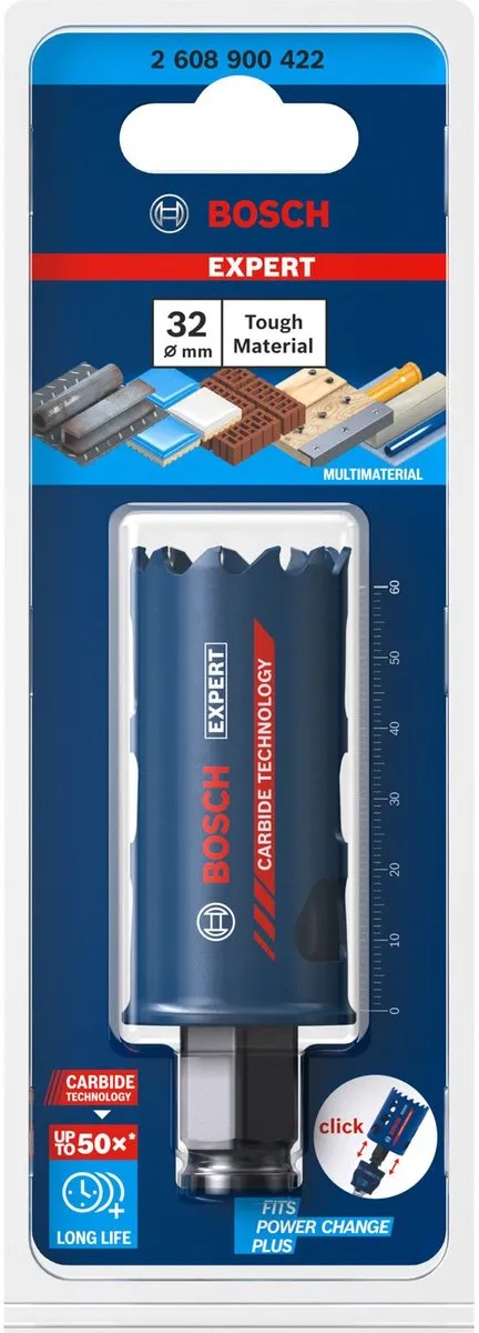 Bosch Professional Expert Tough Material Gatenzaag 32x60mm - Metaal - afbeelding 6 van 6