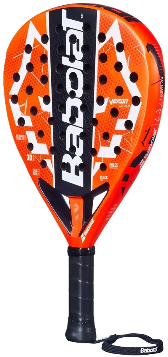Babolat Veron Juan Lebron 3.0 Padelracket - L0 - Oranje/Zwart - afbeelding 6 van 6