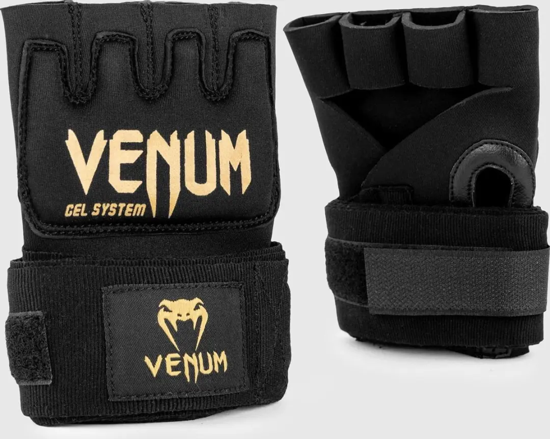 Venum Kontact Gel Glove Wraps Zwart Goud
