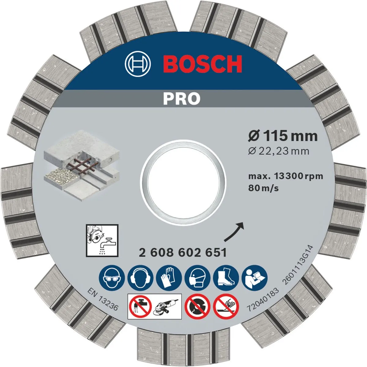Bosch Professional Diamantschijf Best Concrete 115mm