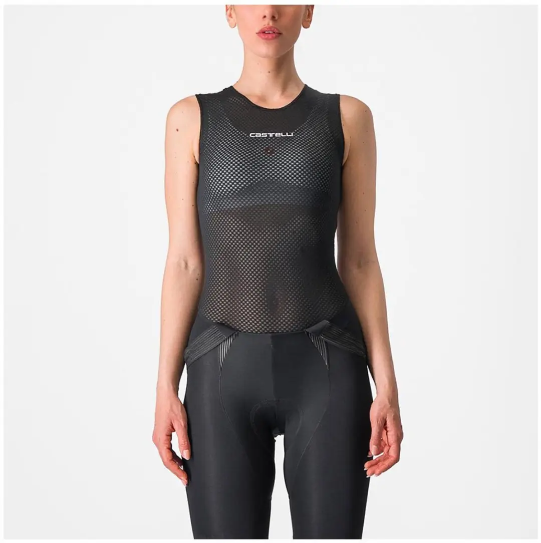 Castelli Pro Mesh Mouwloos Basislaag - S - Zwart - afbeelding 4 van 6