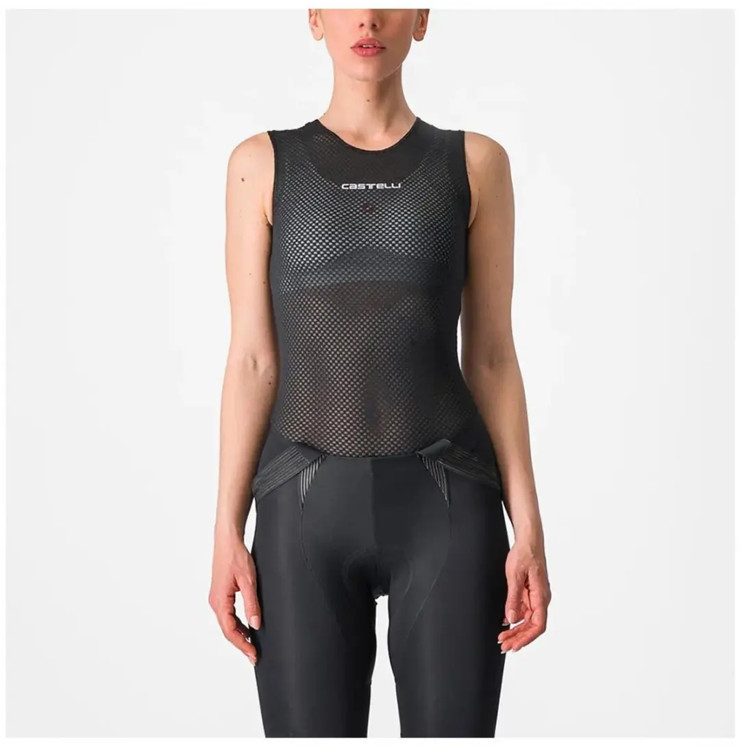 Castelli Pro Mesh Mouwloos Basislaag - S - Zwart - afbeelding 6 van 6