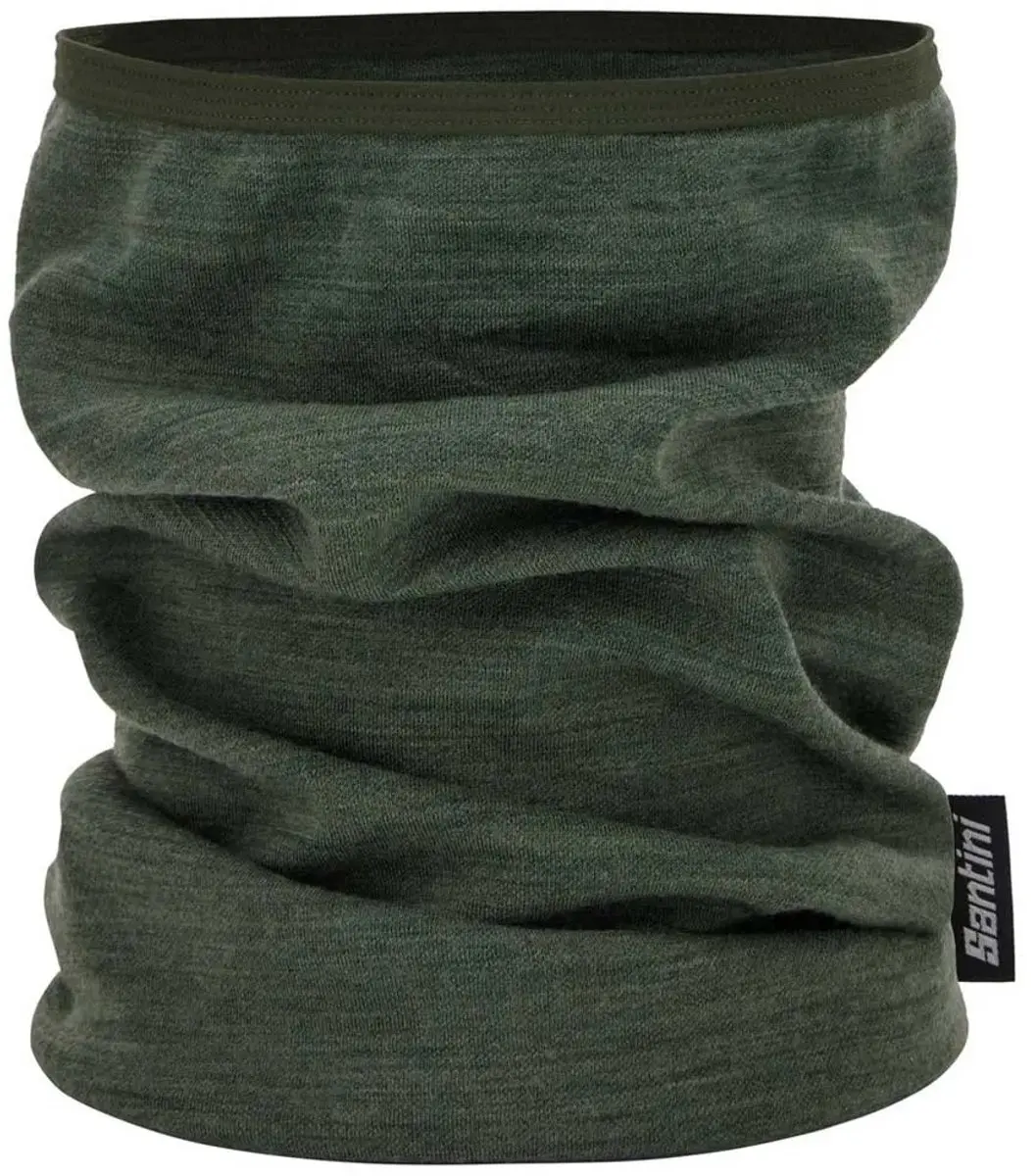 Santini Wool Nekwarmer - Groen