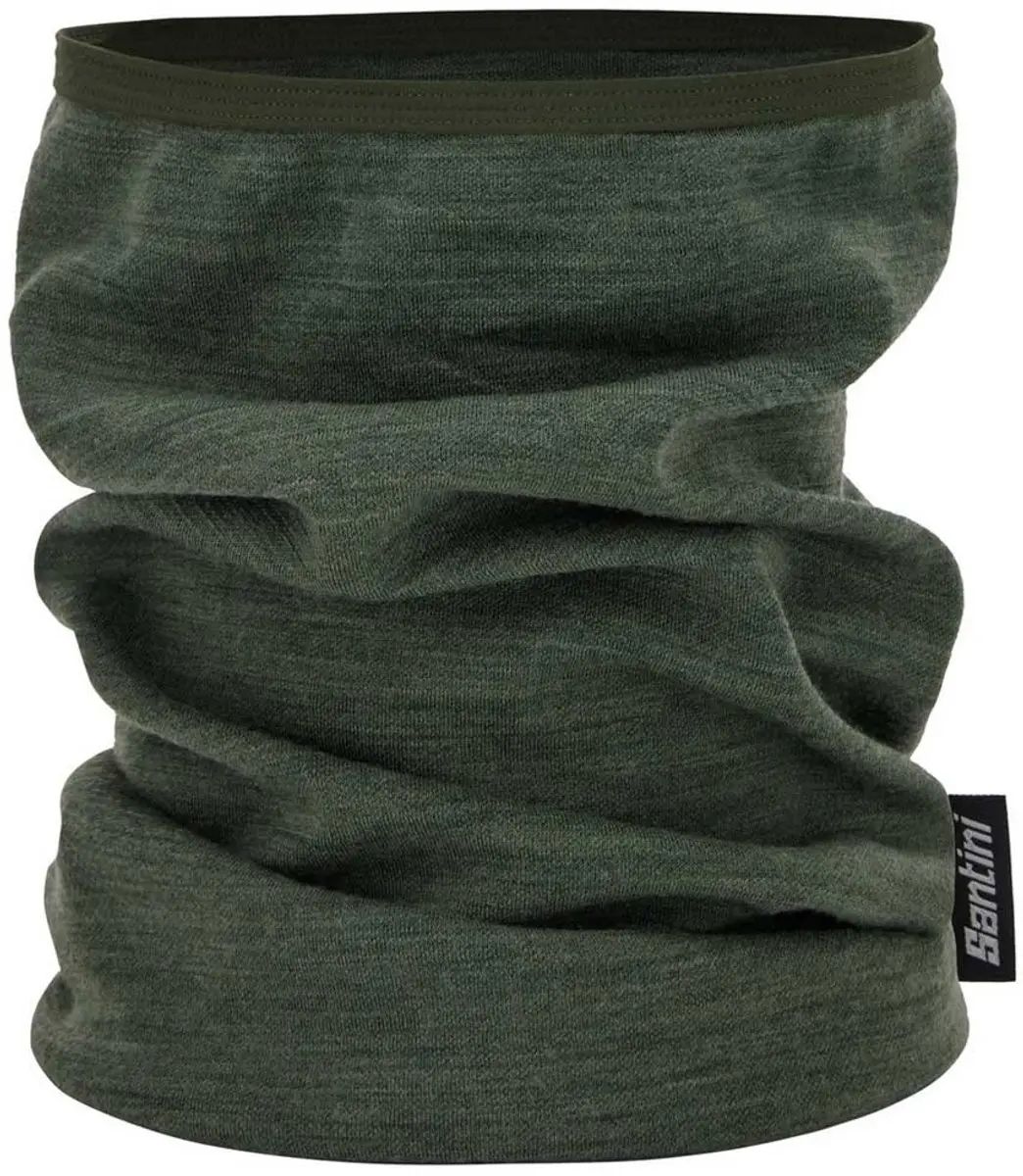 Santini Wool Nekwarmer - Groen
