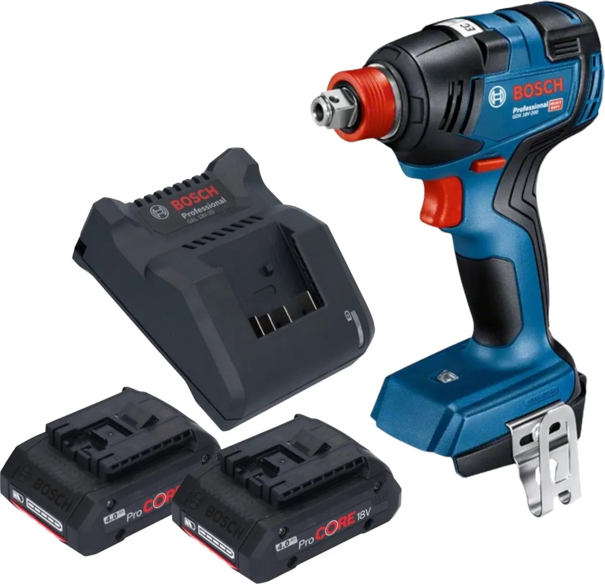 Bosch GDX 18V-200 Professional Accu-Slagschroevendraaier 200Nm