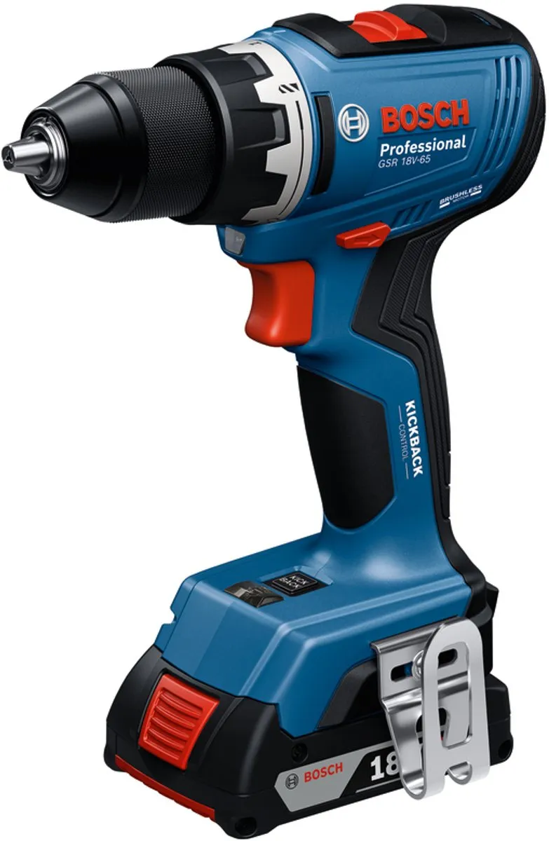 Bosch Professional 18V Toolkit GSR 18V-65 GDR 18V-215 - 2x 5.0Ah