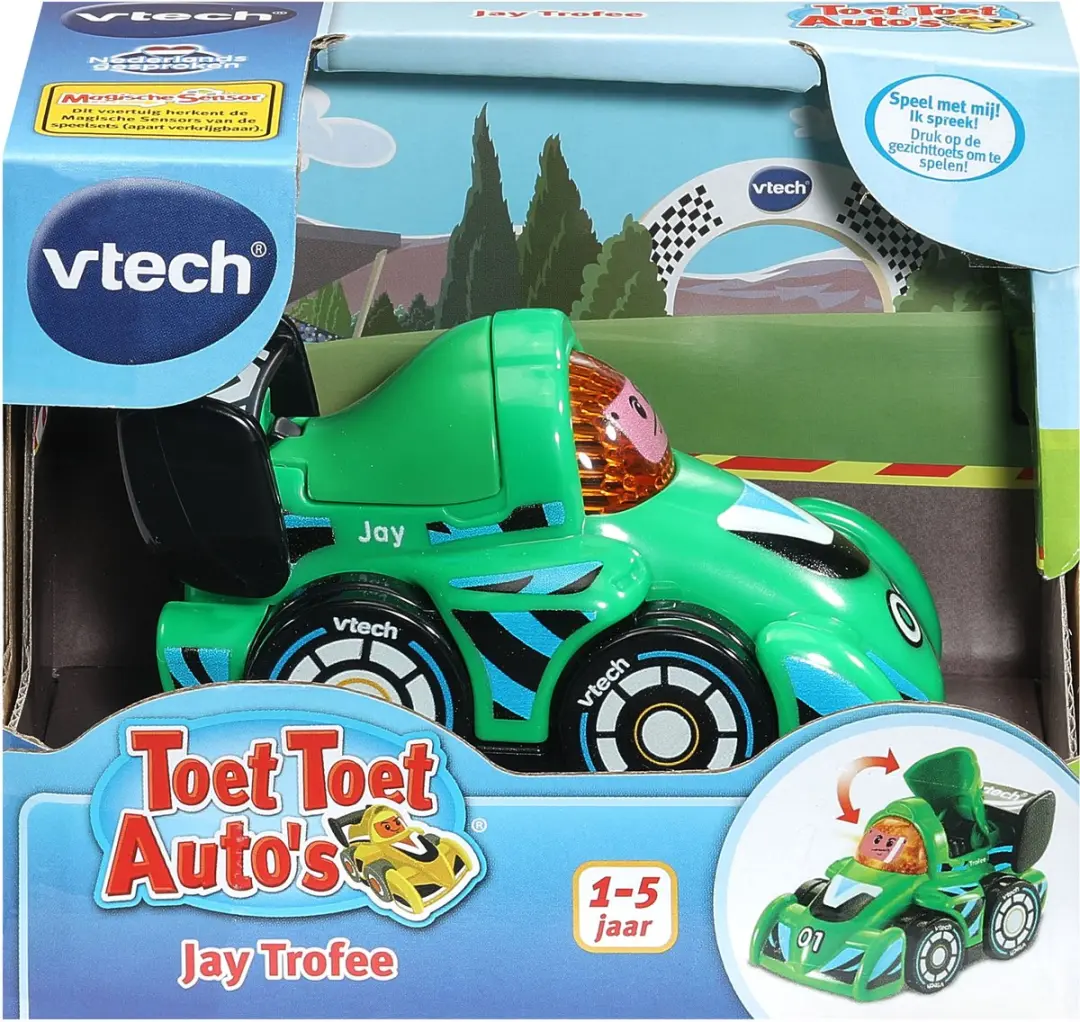 VTech Toet Toet Auto's Jay Trofee Groen - 80-583682 - afbeelding 3 van 5