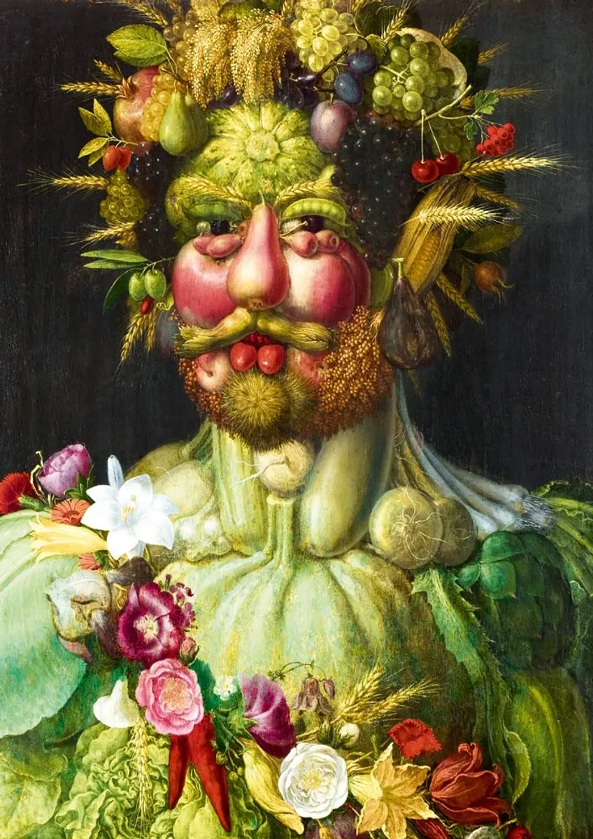 Bluebird Puzzle legpuzzel Arcimboldo Rudolf II Vertumnus 1000 stukjes.