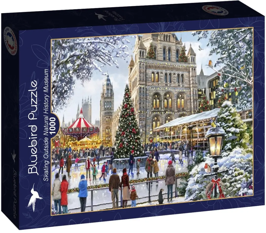 Bluebird Puzzle Skating Outside Natural History Museum 1000 Stuks - 90526