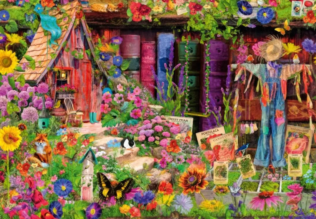 Bluebird Puzzle The Scarecrow's Garden 1000