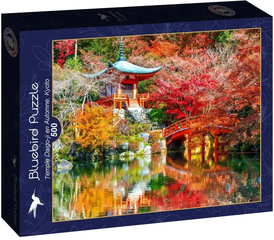 Bluebird Puzzle Temple Daigo-ji Kyoto 500 Stuks - 500 Puzzeldelen