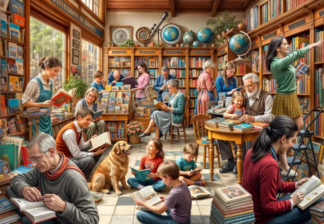Bluebird Puzzle legpuzzel Bookstore