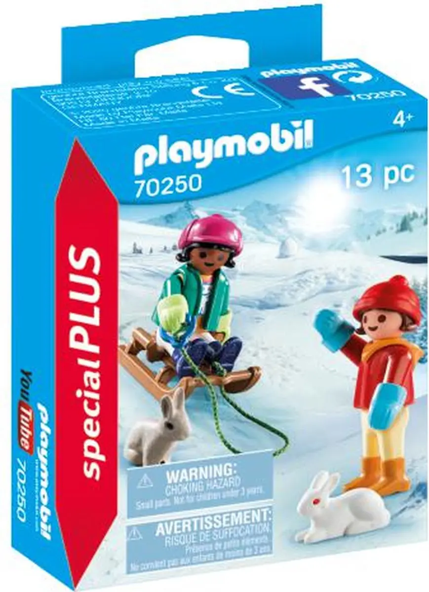 PLAYMOBIL Special Plus Kinderen met slee