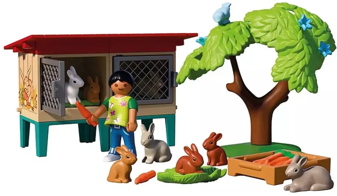 Playmobil Konijnenhok 72170 - Multicolor - afbeelding 4 van 6