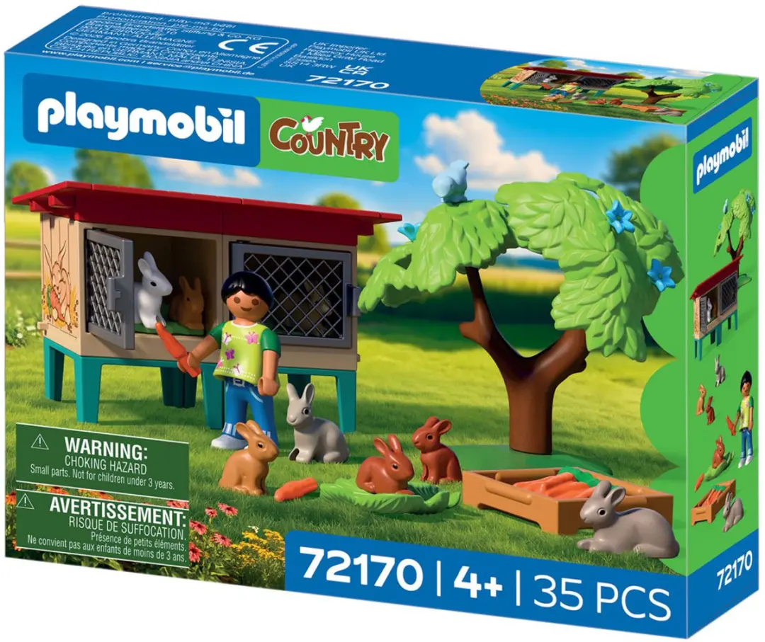 Playmobil Konijnenhok 72170 - Multicolor - afbeelding 6 van 6