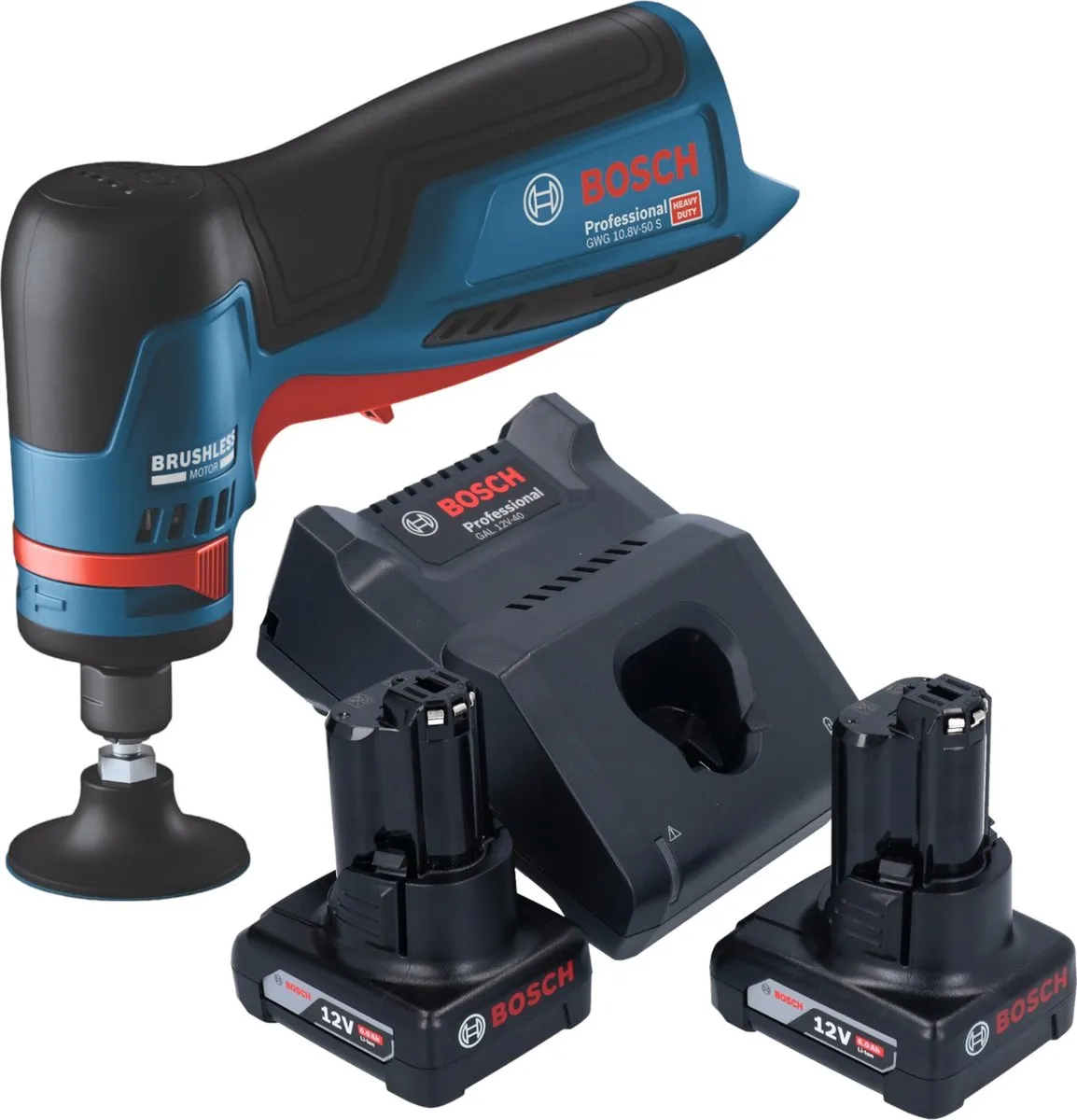 Bosch Professional GWG 12V-50 S Accuslijpmachine