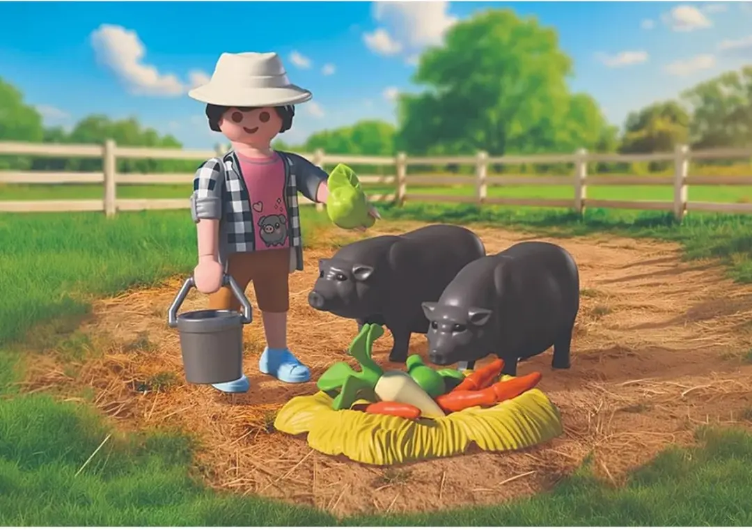 Playmobil Boer met Hangbuikzwijn 72171 - afbeelding 3 van 6
