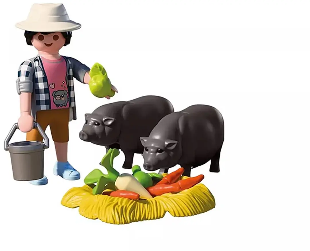 Playmobil Boer met Hangbuikzwijn 72171 - afbeelding 4 van 6