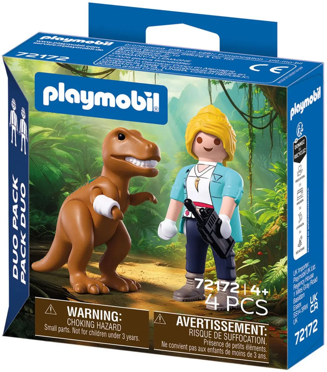 Playmobil DuoPack T-Rex met Onderzoeker 72172