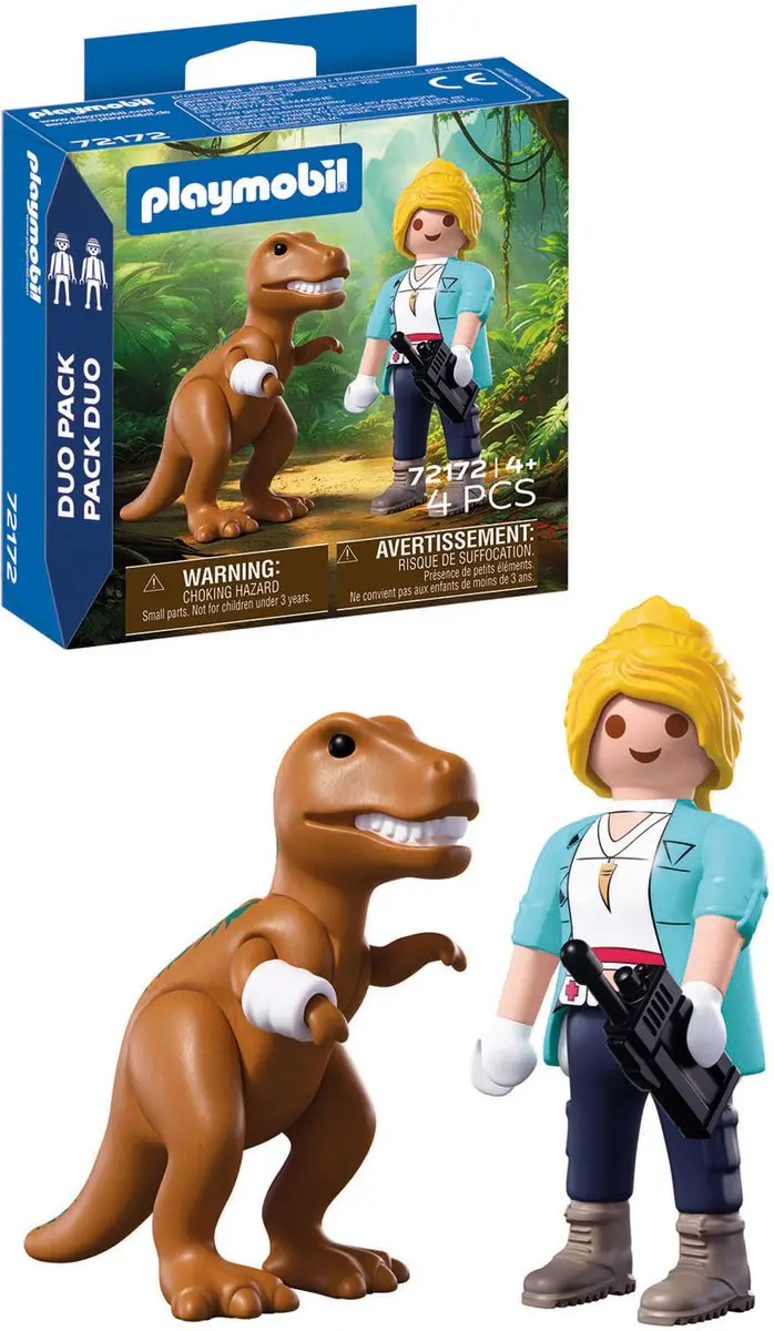 Playmobil DuoPack T-Rex met Onderzoeker 72172