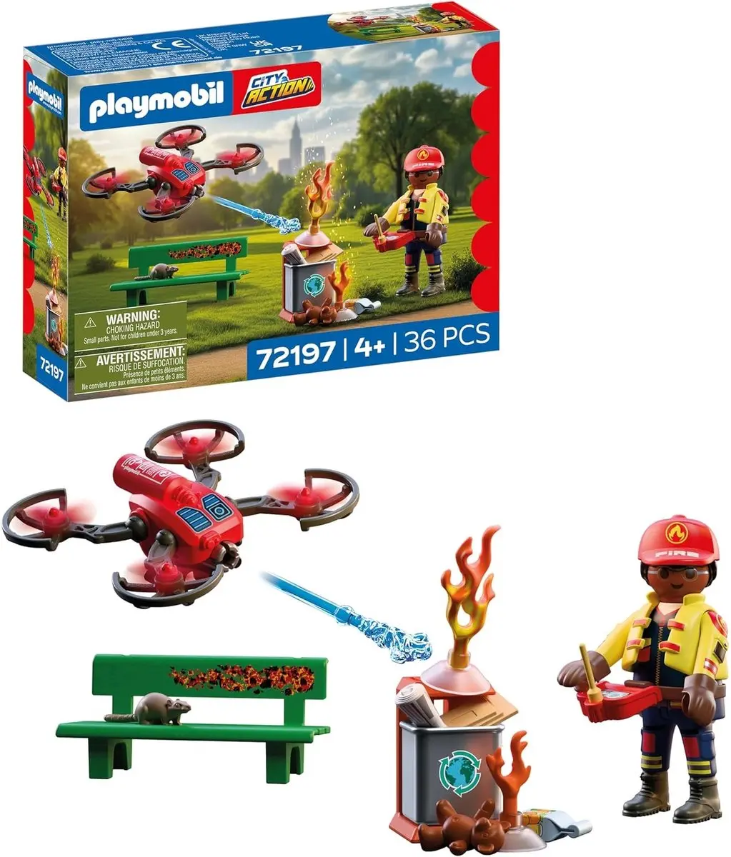 Playmobil City Action Brandweer Blusdrone