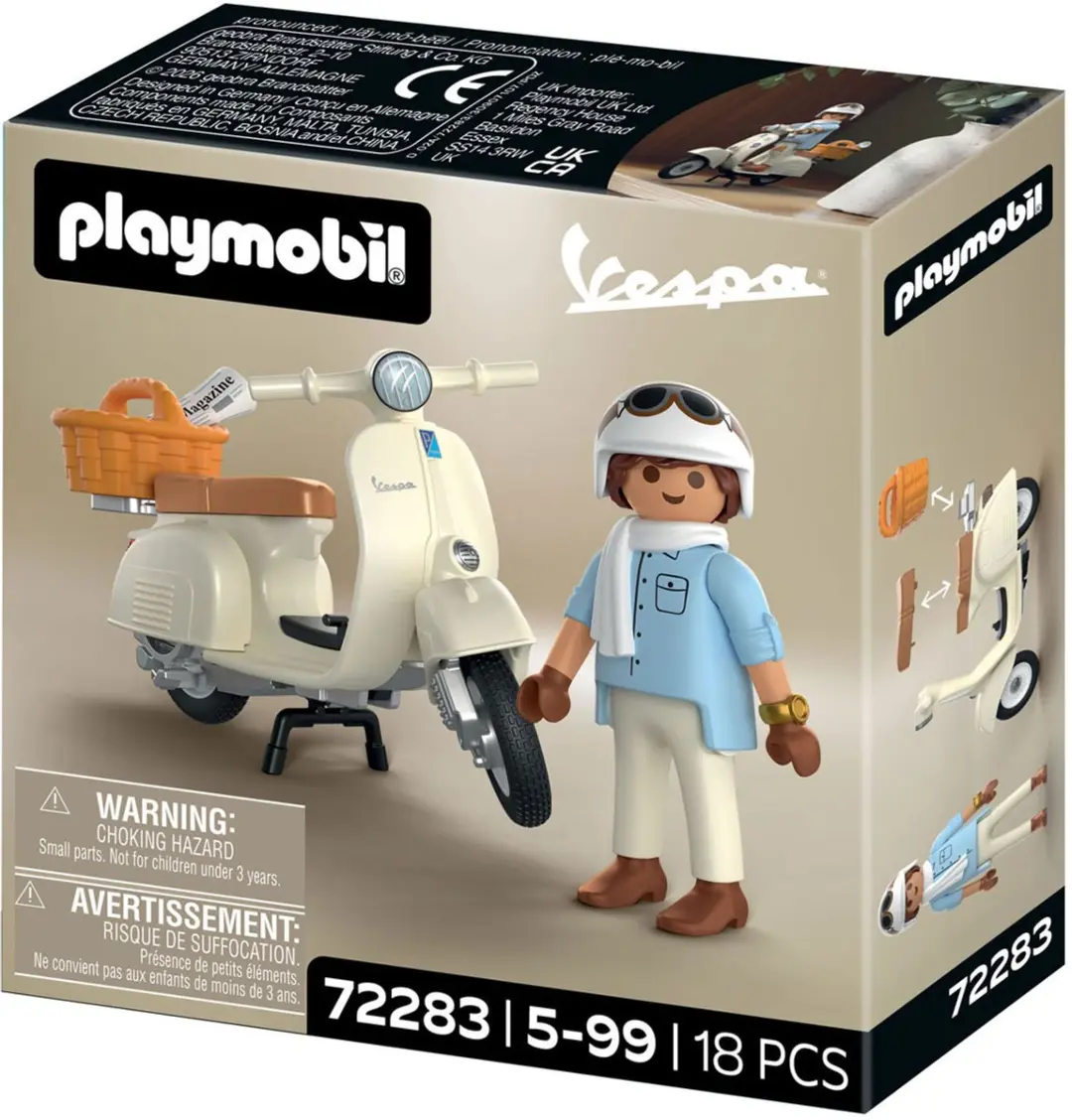 Playmobil 80 Jaar Vespa Klassieke Stijl P-72283 - afbeelding 2 van 4