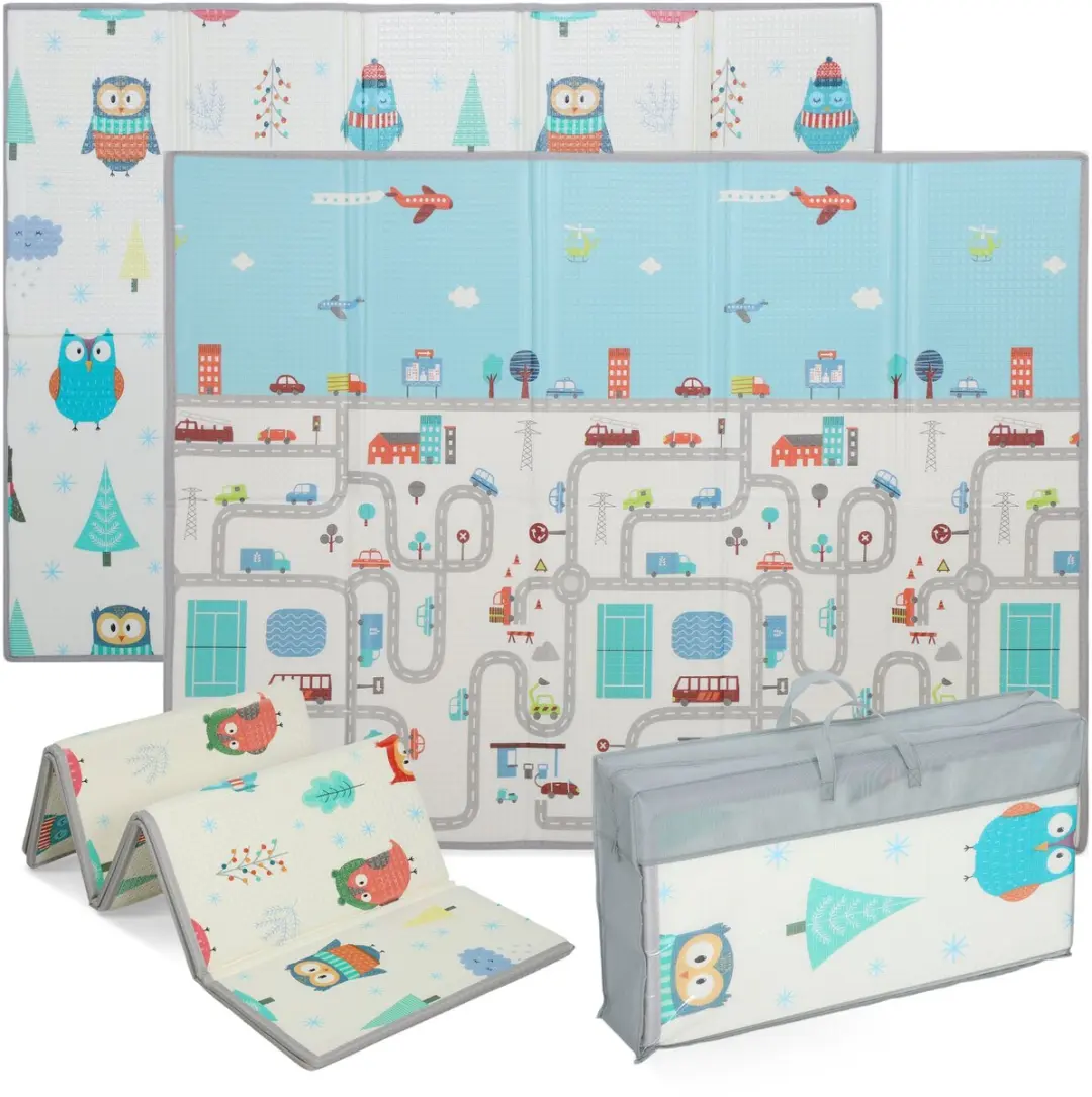 AIYAPLAY Speelmat voor Kinderen XPE, PE 200L x 150B x 1,5H cm Meerkleurig