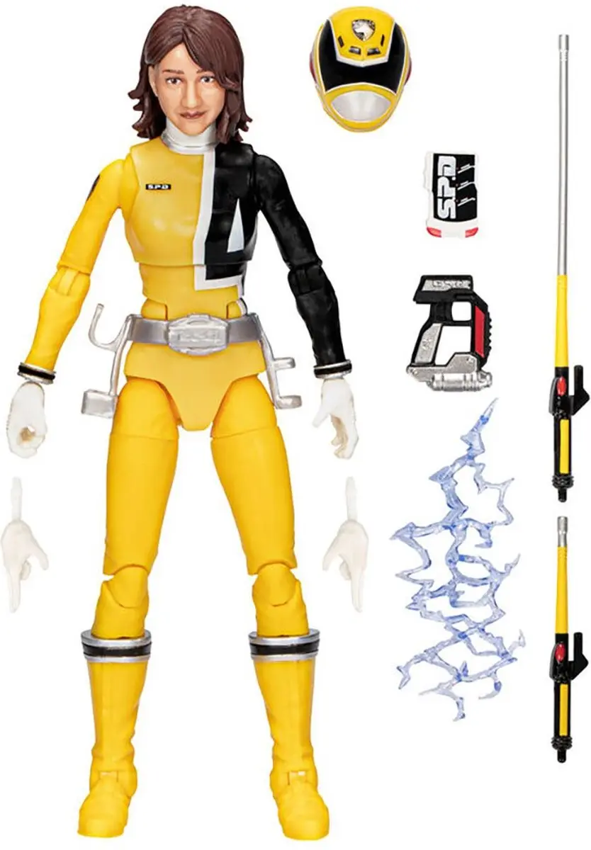 Hasbro S.p.d. Yellow Ranger Lightning Collection Power Rangers-figuur 15 Cm Geel
