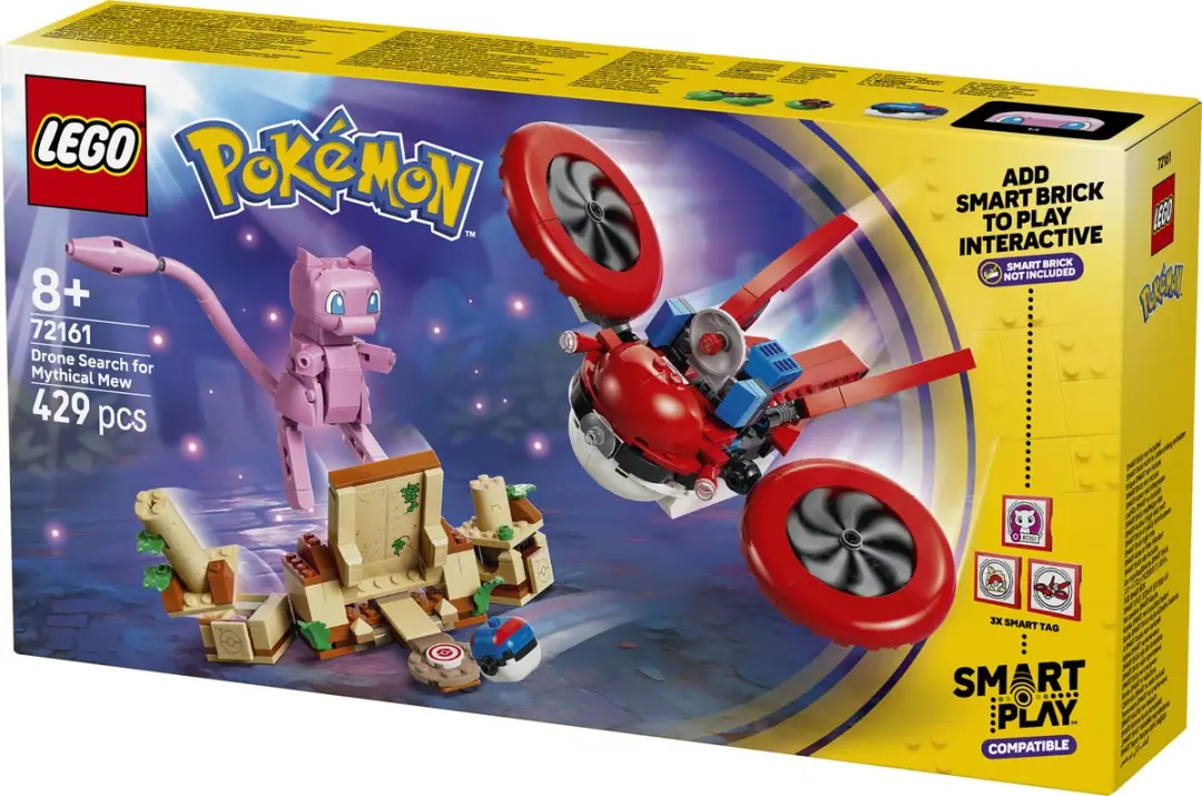 LEGO Pokémon SMART Play Dronezoektocht Mew 72161 - afbeelding 4 van 6