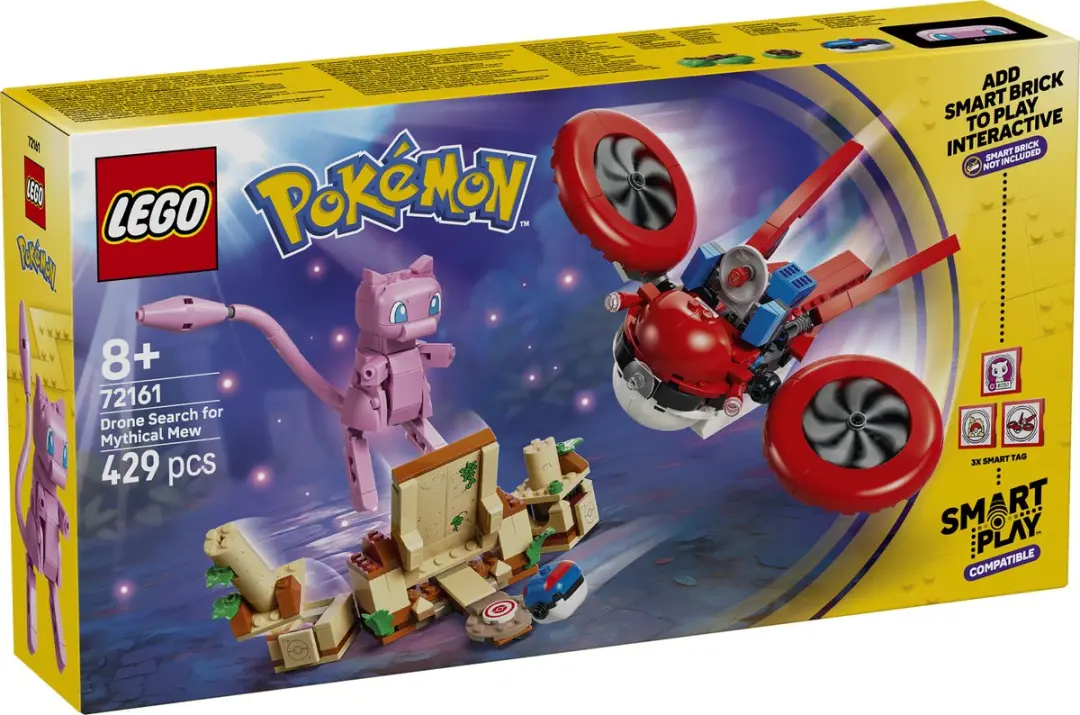 LEGO Pokémon SMART Play Dronezoektocht Mew 72161 - afbeelding 6 van 6