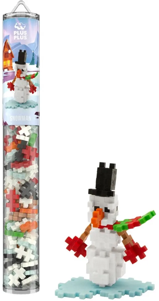 Plus-Plus Snowman Bouwset 100 Stuks