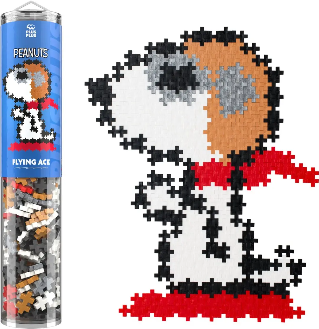 Plus-Plus Puzzle by Number Flying Ace Peanuts Snoopy Peanuts 275 stukjes