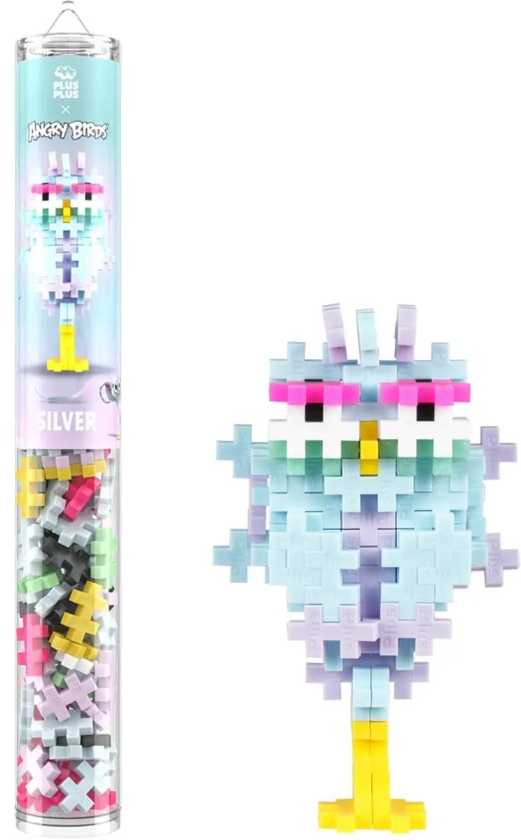Plus-Plus Angry Birds Silver 110-delig Bouwset